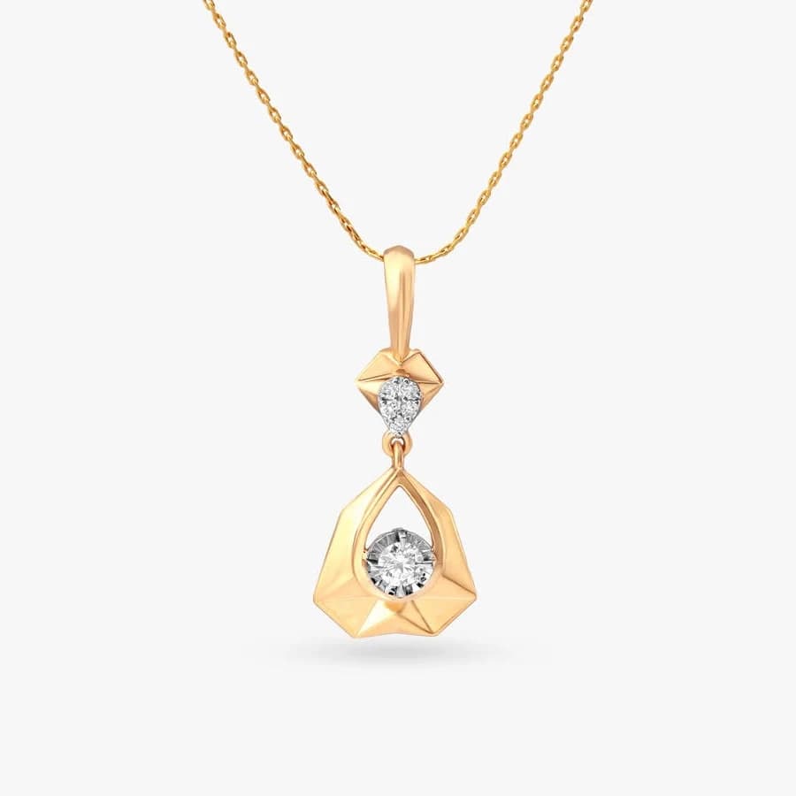 Sahara 18 Carat Diamond Pendant - View 1